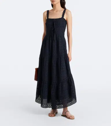 Ulla Johnson Constance broderie anglaise cotton midi dress | Thumbnail 3 Ulla Johnson Constance broderie anglaise cotton midi dress | Thumbnail 3