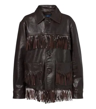 Polo Ralph Lauren Fringed leather jacket | Thumbnail 1 Polo Ralph Lauren Fringed leather jacket | Thumbnail 1
