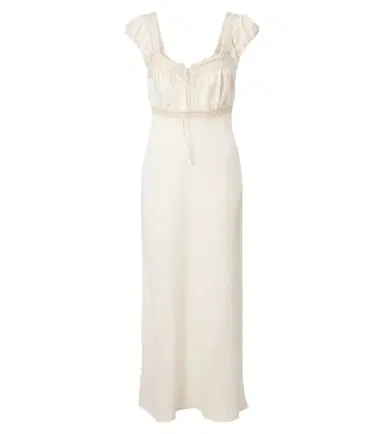 Rixo Maeva lace-trimmed linen-blend maxi dress | Thumbnail 1 Rixo Maeva lace-trimmed linen-blend maxi dress | Thumbnail 1