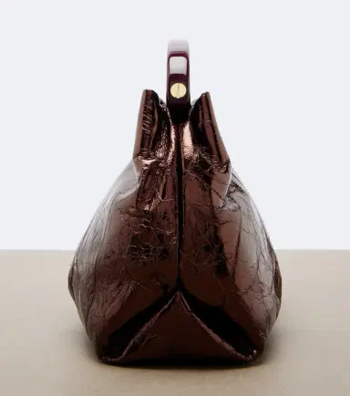 Dries Van Noten Mini metallic leather top-handle bag | Thumbnail 4 Dries Van Noten Mini metallic leather top-handle bag | Thumbnail 4