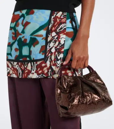 Dries Van Noten Mini metallic leather top-handle bag | Thumbnail 7 Dries Van Noten Mini metallic leather top-handle bag | Thumbnail 7
