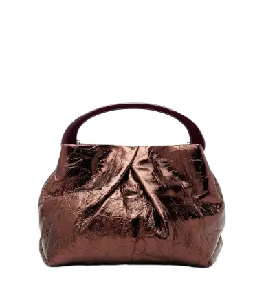 Dries Van Noten Mini metallic leather top-handle bag | Thumbnail 1 Dries Van Noten Mini metallic leather top-handle bag | Thumbnail 1