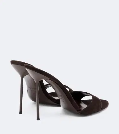 Paris Texas Lidia suede mules | Thumbnail 2 Paris Texas Lidia suede mules | Thumbnail 2