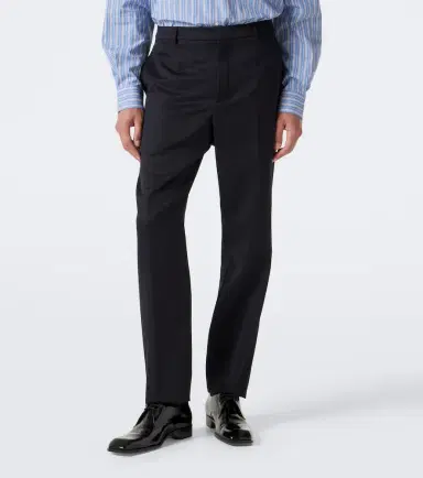 Saint Laurent Wool gabardine straight pants | Thumbnail 3 Saint Laurent Wool gabardine straight pants | Thumbnail 3