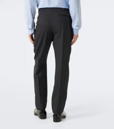 Saint Laurent Pinstripe wool straight pants | Thumbnail 2 Saint Laurent Pinstripe wool straight pants | Thumbnail 2