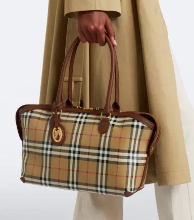 Burberry Check Medium tote bag | Thumbnail 4 Burberry Check Medium tote bag | Thumbnail 4