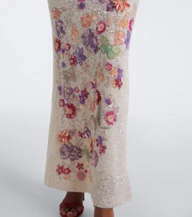 LA FUORI Là Fuori Bianca Moonlight embellished bustier gown | Thumbnail 3 LA FUORI Là Fuori Bianca Moonlight embellished bustier gown | Thumbnail 3