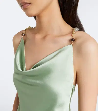 Retrofete Retrofête Odalis beaded draped maxi dress | Thumbnail 6 Retrofete Retrofête Odalis beaded draped maxi dress | Thumbnail 6