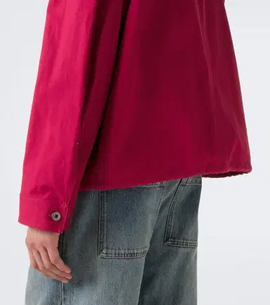 Loewe Suede-trimmed cotton canvas jacket | Thumbnail 2 Loewe Suede-trimmed cotton canvas jacket | Thumbnail 2