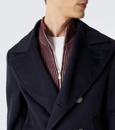 Brunello Cucinelli Virgin wool peacoat | Thumbnail 3 Brunello Cucinelli Virgin wool peacoat | Thumbnail 3