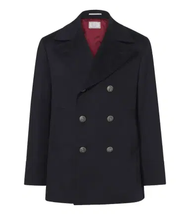 Brunello Cucinelli Virgin wool peacoat | Thumbnail 1 Brunello Cucinelli Virgin wool peacoat | Thumbnail 1