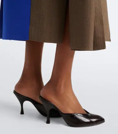 Herbert Levine Sitting Pretty leather mules | Thumbnail 6 Herbert Levine Sitting Pretty leather mules | Thumbnail 6