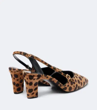 Herbert Levine Ask Around calf hair slingback pumps | Thumbnail 3 Herbert Levine Ask Around calf hair slingback pumps | Thumbnail 3