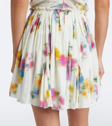 Marant Étoile Livy pleated printed miniskirt | Thumbnail 5 Marant Étoile Livy pleated printed miniskirt | Thumbnail 5