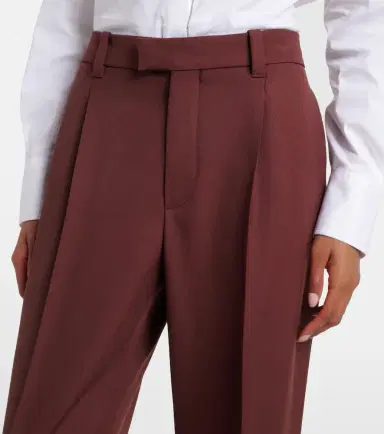 Brunello Cucinelli Monili virgin wool straight pants | Thumbnail 2 Brunello Cucinelli Monili virgin wool straight pants | Thumbnail 2
