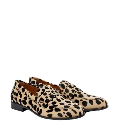 Tod's Gommino leopard-print calf hair loafers | Thumbnail 1 Tod's Gommino leopard-print calf hair loafers | Thumbnail 1