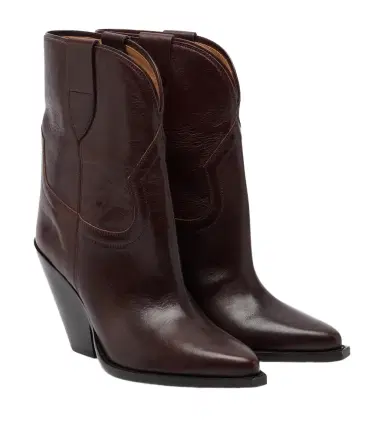Isabel Marant Leyane leather cowboy boots | Thumbnail 1 Isabel Marant Leyane leather cowboy boots | Thumbnail 1