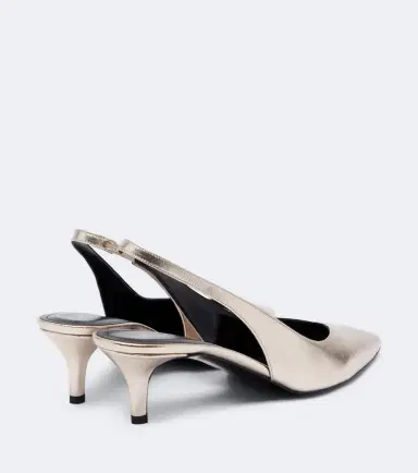 Isabel Marant Padim metallic leather slingback pumps | Thumbnail 3 Isabel Marant Padim metallic leather slingback pumps | Thumbnail 3
