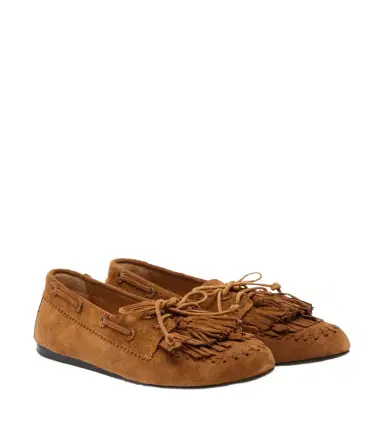Isabel Marant Fersi fringed suede boat shoes | Thumbnail 1 Isabel Marant Fersi fringed suede boat shoes | Thumbnail 1