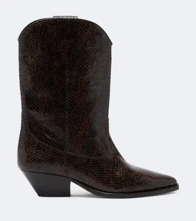 Isabel Marant Duerto snake-effect leather cowboy boots | Thumbnail 2 Isabel Marant Duerto snake-effect leather cowboy boots | Thumbnail 2