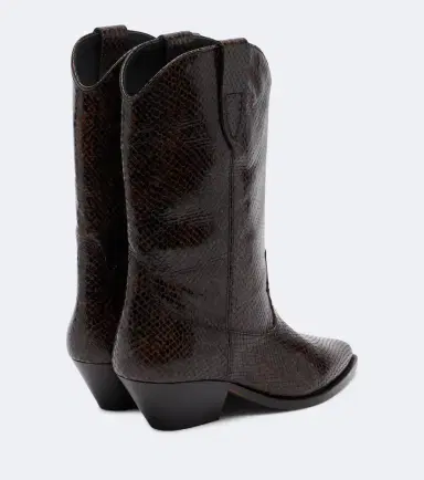 Isabel Marant Duerto snake-effect leather cowboy boots | Thumbnail 3 Isabel Marant Duerto snake-effect leather cowboy boots | Thumbnail 3