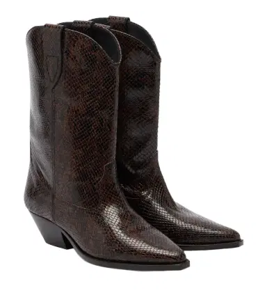 Isabel Marant Duerto snake-effect leather cowboy boots | Thumbnail 1 Isabel Marant Duerto snake-effect leather cowboy boots | Thumbnail 1