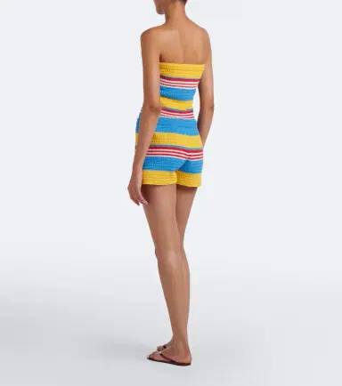 Posse Tammy striped cotton shorts | Thumbnail 4 Posse Tammy striped cotton shorts | Thumbnail 4