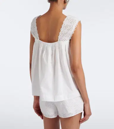 Posse Harriet embroidered cotton poplin top | Thumbnail 3 Posse Harriet embroidered cotton poplin top | Thumbnail 3