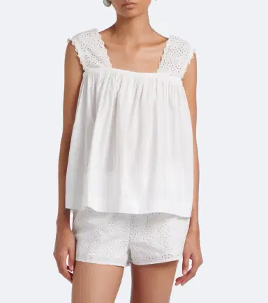 Posse Harriet embroidered cotton poplin top | Thumbnail 4 Posse Harriet embroidered cotton poplin top | Thumbnail 4