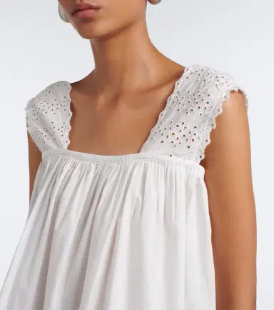 Posse Harriet embroidered cotton poplin top | Thumbnail 5 Posse Harriet embroidered cotton poplin top | Thumbnail 5