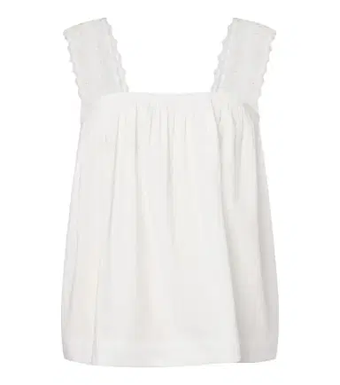 Posse Harriet embroidered cotton poplin top | Thumbnail 1 Posse Harriet embroidered cotton poplin top | Thumbnail 1
