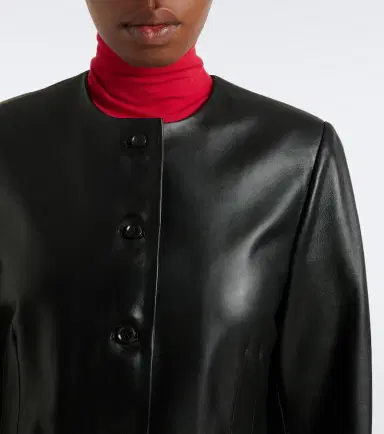 Loulou de Saison Adea leather jacket | Thumbnail 4 Loulou de Saison Adea leather jacket | Thumbnail 4