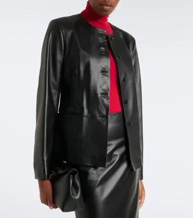 Loulou de Saison Adea leather jacket | Thumbnail 6 Loulou de Saison Adea leather jacket | Thumbnail 6