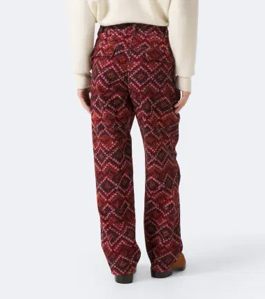 Dries Van Noten Printed cotton corduroy straight pants | Thumbnail 4 Dries Van Noten Printed cotton corduroy straight pants | Thumbnail 4