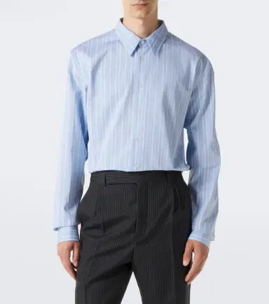 Saint Laurent Striped cotton poplin shirt | Thumbnail 3 Saint Laurent Striped cotton poplin shirt | Thumbnail 3