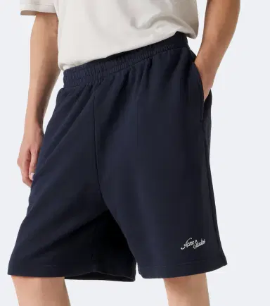 Acne Studios Logo embroidered cotton fleece shorts | Thumbnail 5 Acne Studios Logo embroidered cotton fleece shorts | Thumbnail 5