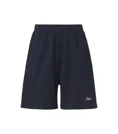 Acne Studios Logo embroidered cotton fleece shorts | Thumbnail 1 Acne Studios Logo embroidered cotton fleece shorts | Thumbnail 1