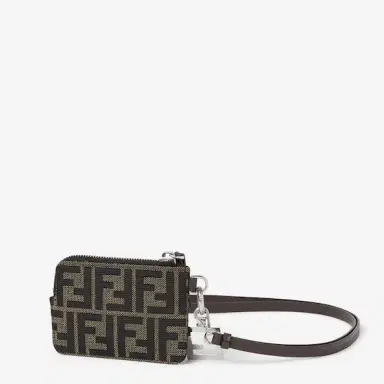 Fendi Ff Jacquard Card Holder | Thumbnail 2 Fendi Ff Jacquard Card Holder | Thumbnail 2
