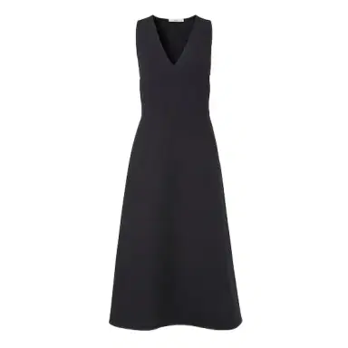Fendi Midi dress with a flowing A-line silhouette that follows | Thumbnail 1 Fendi Midi dress with a flowing A-line silhouette that follows | Thumbnail 1