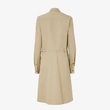 Fendi Shirt-style dress in trench gabardine | Thumbnail 2 Fendi Shirt-style dress in trench gabardine | Thumbnail 2