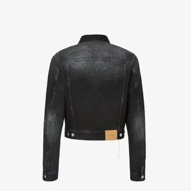 Fendi Short jacket made of black organic cotton denim, a classic | Thumbnail 2 Fendi Short jacket made of black organic cotton denim, a classic | Thumbnail 2