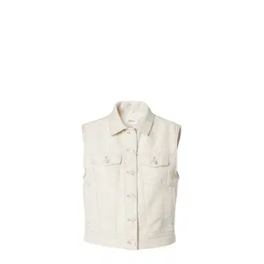 Fendi Short Selleria denim gilet in an organic cotton and linen | Thumbnail 1 Fendi Short Selleria denim gilet in an organic cotton and linen | Thumbnail 1
