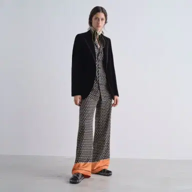 Fendi Flowing pyjama shirt made of silk georgette with | Thumbnail 4 Fendi Flowing pyjama shirt made of silk georgette with | Thumbnail 4