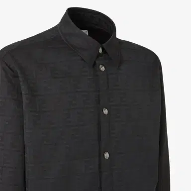 Fendi A long-sleeved blouson made from black FF Zucca jacquard | Thumbnail 3 Fendi A long-sleeved blouson made from black FF Zucca jacquard | Thumbnail 3