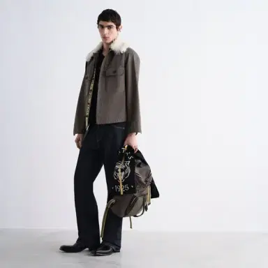 Fendi A long-sleeved jacket with a button fastening, finished | Thumbnail 5 Fendi A long-sleeved jacket with a button fastening, finished | Thumbnail 5