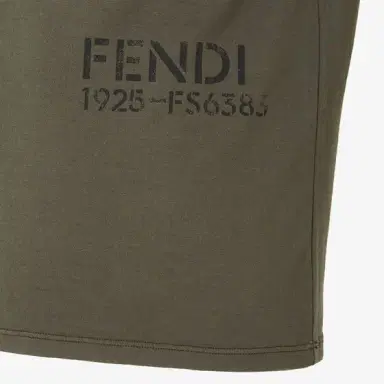 Fendi Regular-fit customised T-shirt with Stencil | Thumbnail 3 Fendi Regular-fit customised T-shirt with Stencil | Thumbnail 3