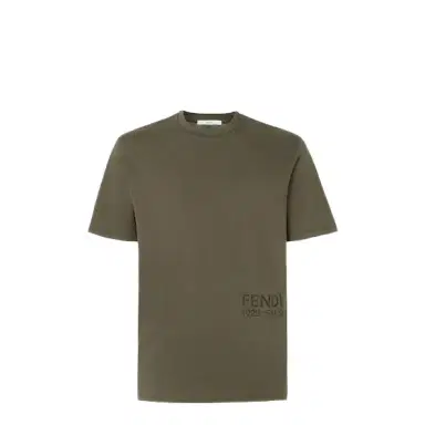 Fendi Regular-fit customised T-shirt with Stencil | Thumbnail 1 Fendi Regular-fit customised T-shirt with Stencil | Thumbnail 1