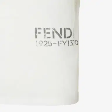 Fendi Regular-fit customised T-shirt with Stencil | Thumbnail 3 Fendi Regular-fit customised T-shirt with Stencil | Thumbnail 3