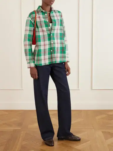 Polo Ralph Lauren Logo-embroidered Checked Cotton-twill Shirt | Thumbnail 2 Polo Ralph Lauren Logo-embroidered Checked Cotton-twill Shirt | Thumbnail 2