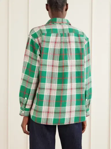 Polo Ralph Lauren Logo-embroidered Checked Cotton-twill Shirt | Thumbnail 4 Polo Ralph Lauren Logo-embroidered Checked Cotton-twill Shirt | Thumbnail 4